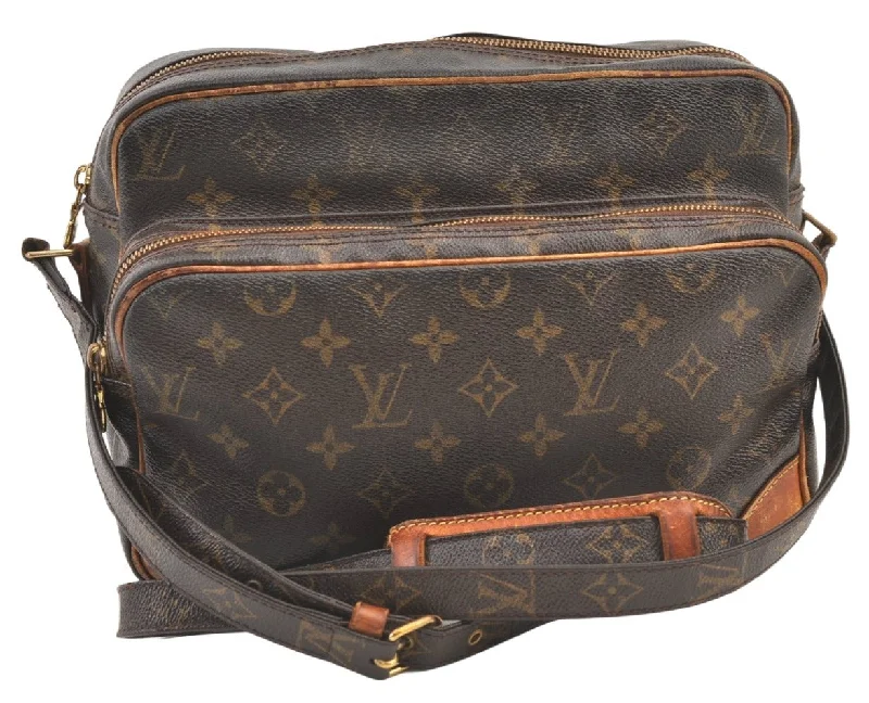 Authentic Louis Vuitton Monogram Nile Shoulder Cross Body Bag M45244 LV 1557K