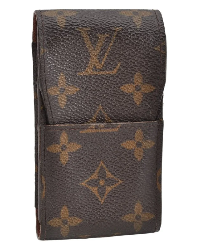 Authentic Louis Vuitton Monogram Etui Cigarette Case M63024 LV 1641K