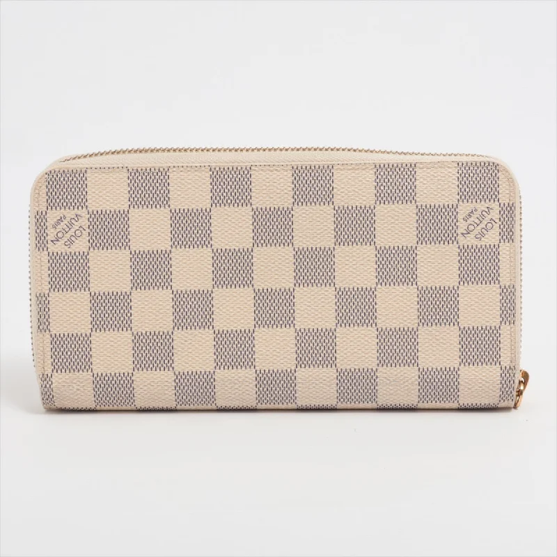 Louis Vuitton Damierazur N60139 Round  Wallet