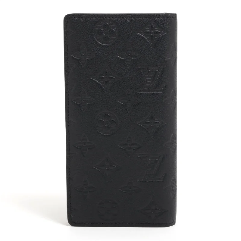 Louis Vuitton Monogram Shadow Portefolio Braza M62900 Black