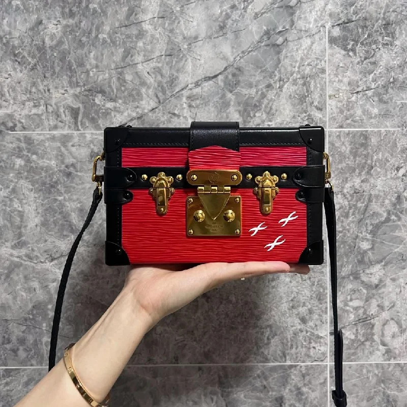 LV Petite Malle Louis Vuitton Red