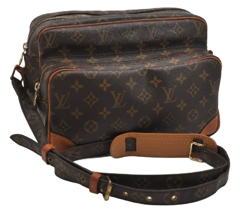 Authentic Louis Vuitton Monogram Nile Shoulder Cross Body Bag M45244 Junk 1419K