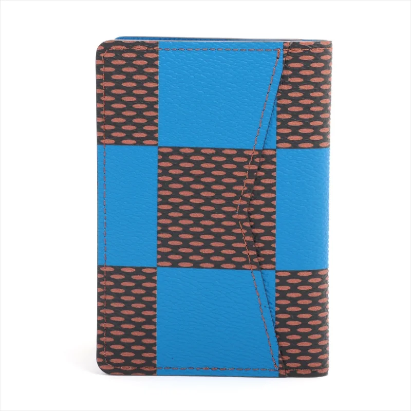 Louis Vuitton Damiepop Organizer Do Push N40543 Blue   Card Case