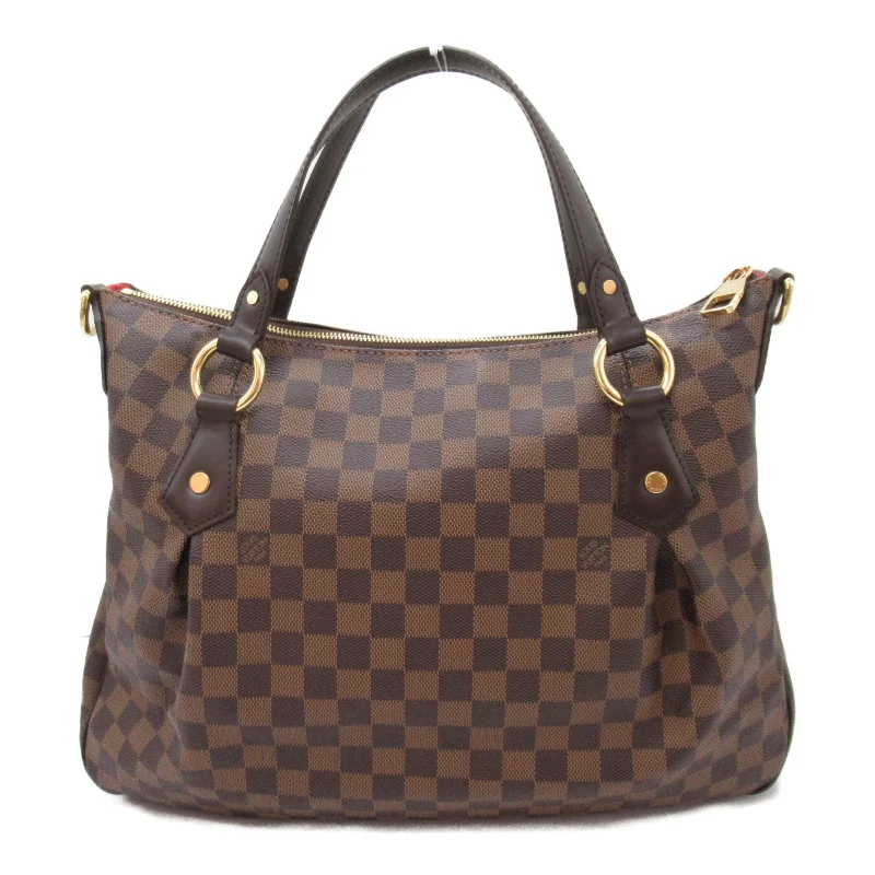 Louis Vuitton Ivory MM 2w Shoulder Bag PVC coated canvas Damier  Brown N41131