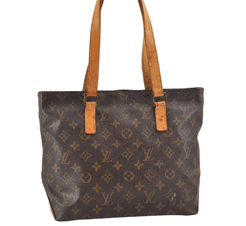 Authentic Louis Vuitton Monogram Cabas Piano Shoulder Tote Bag M51148 LV 2361K