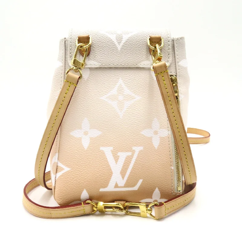 Louis Vuitton Louis Vuitton  the Pool Tenny Backpack Rucksack Backpack Bag PVC Coated Canvas Monogram Giant  Grey/Orange/GrPrim M45764