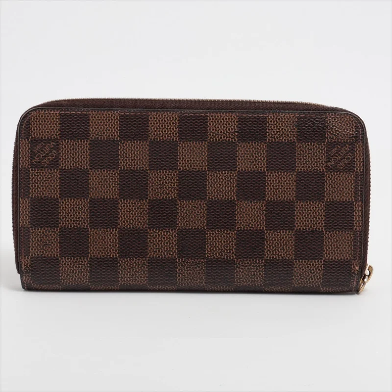 Louis Vuitton Damier Zippie Wallet N41661 Brown Round Zip Wallet