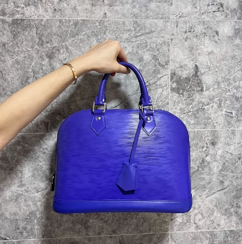 LV Alma PM Violet Epi Leather SHW