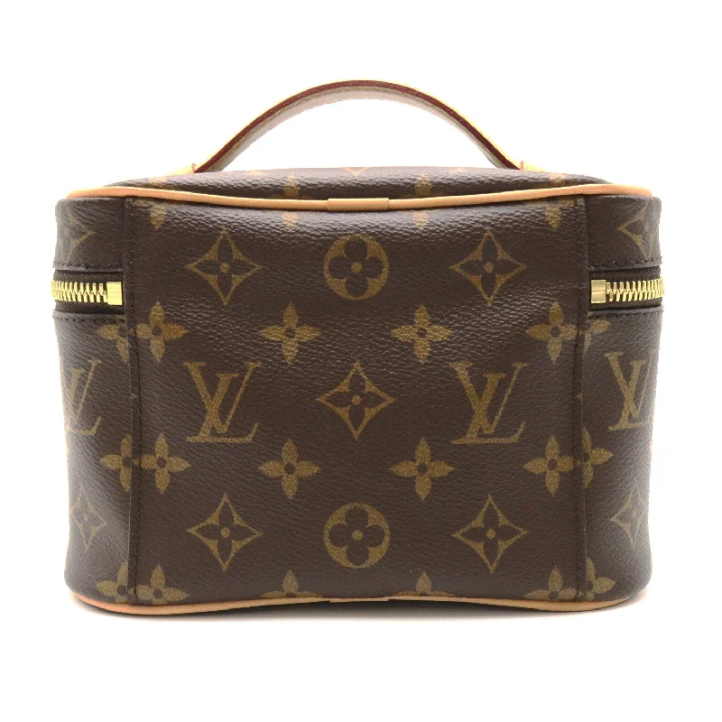 Louis Vuitton Louis Vuitton Nice Mini Vanity Bag Handbag PVC Coated Canvas Monogram  Brown M44495