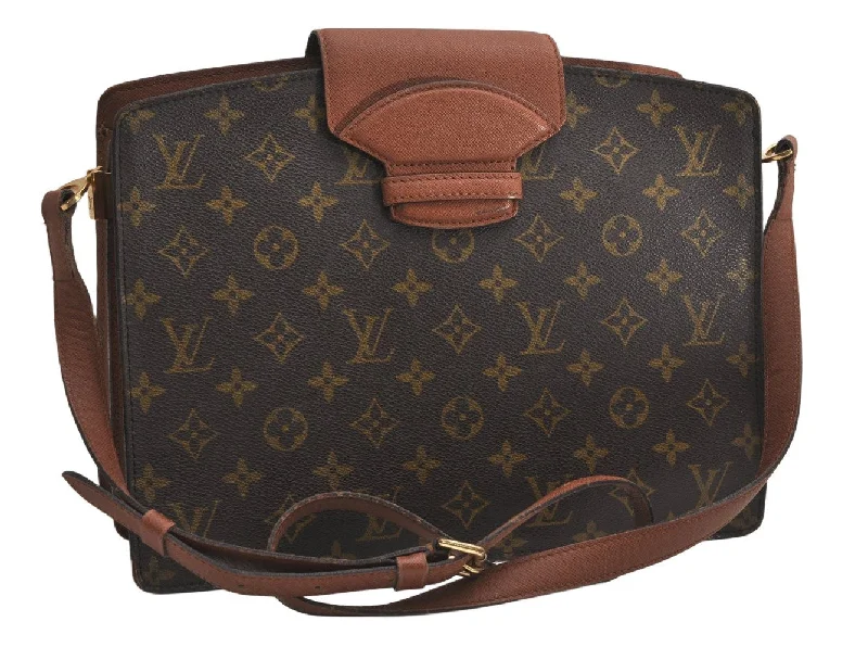 Authentic Louis Vuitton Monogram Courcelles Shoulder Cross Bag M51375 LV 1914K