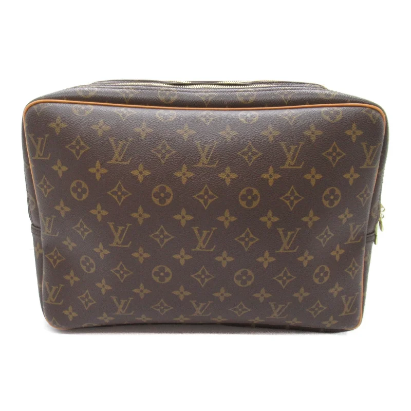 Louis Vuitton Reporters GM Shoulder Bag PVC Coated Linen Monogram  Brown M45252