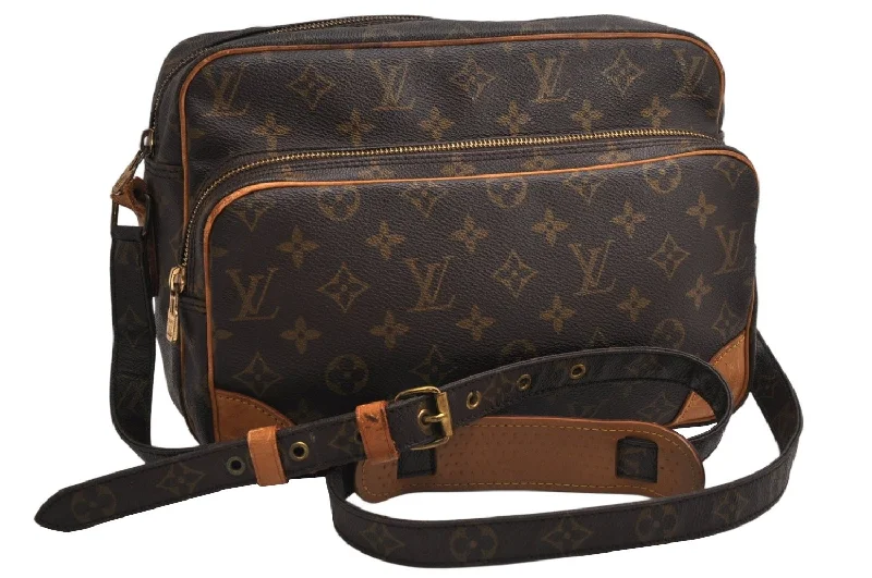 Authentic Louis Vuitton Monogram Nile Shoulder Cross Body Bag M45244 LV 1937K