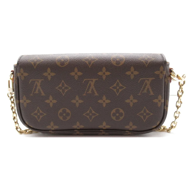 Louis Vuitton Louis Vuitton Wallet On Chain Ivy Shoulder Bag PVC Coated Canvas Monogram  Brown M81911