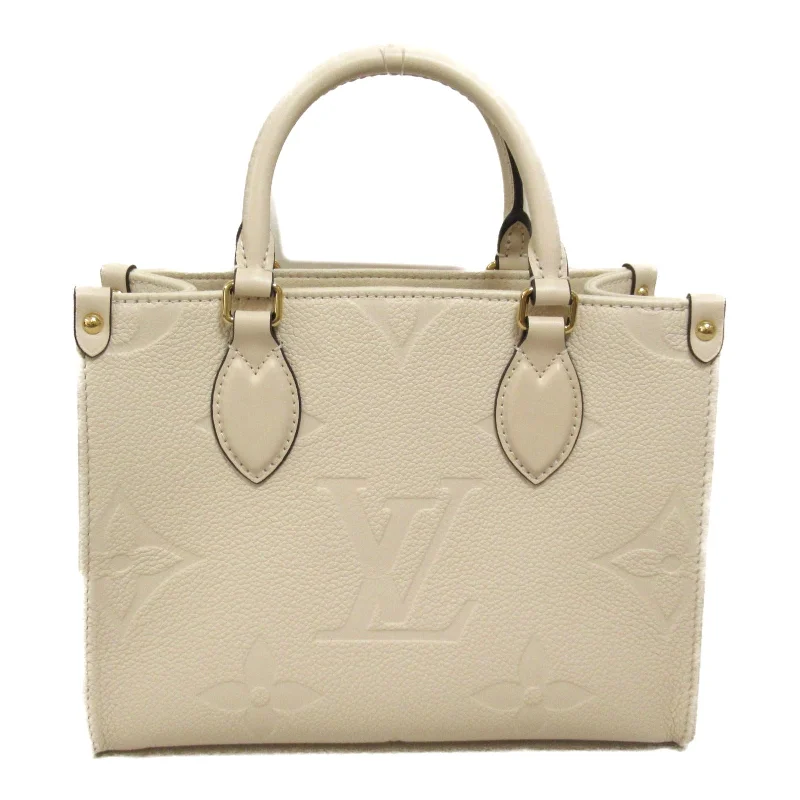 Louis Vuitton Louis Vuitton On The Gor PM Tote Bag 2w Shoulder Bag Leather Monogram Amplant  Ivory M46569