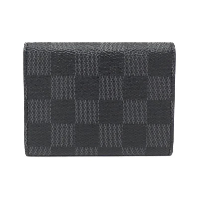 Louis Vuitton Damier Graphite Amverop Jaeger Le Coultre du Visit N63338 Card Case