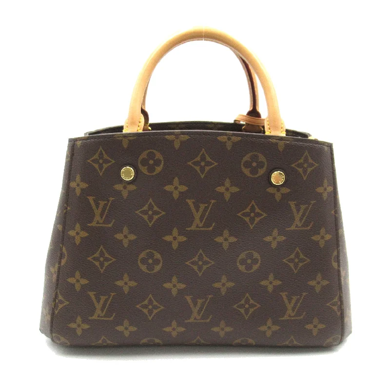 Louis Vuitton Louis Vuitton Montaigne BB Bag PVC Coated Canvas Monogram  Brown M41055