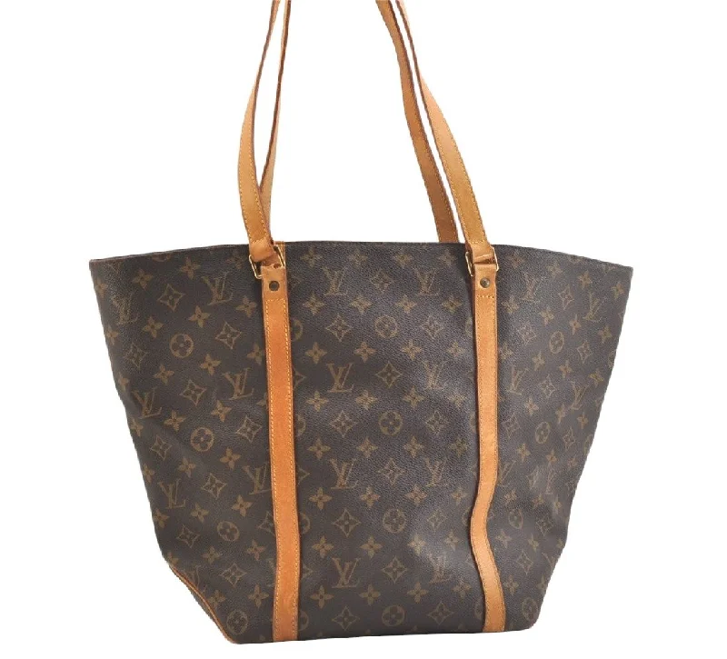 Authentic Louis Vuitton Monogram Sac Shopping PM Tote Bag M51108 LV Junk 2558K