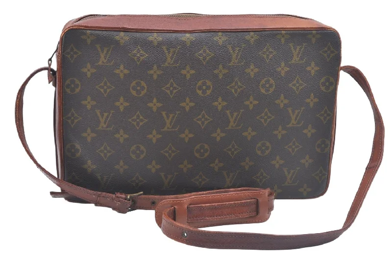 Authentic Louis Vuitton Monogram Sac Bandouliere 35 Shoulder Bag Old Model 2053J