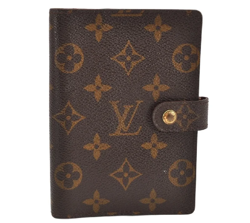 Authentic Louis Vuitton Monogram Agenda PM Notebook Cover R20005 LV 2772K