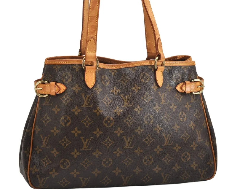 Authentic Louis Vuitton Monogram Batignolles Horizontal Tote Bag M51154 LV 1742K