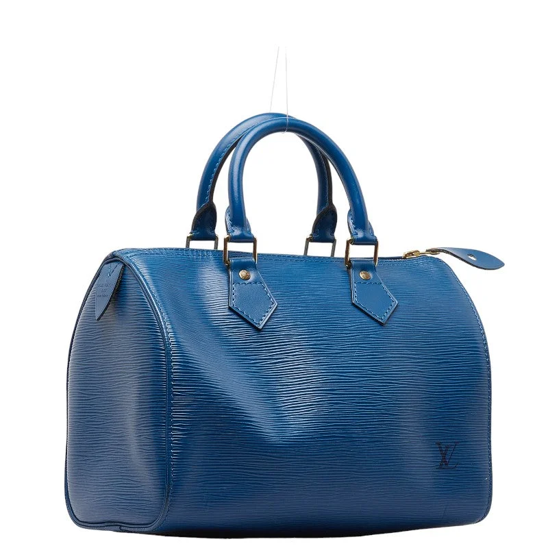 Louis Vuitton Epi Speedy 25 Handbag Mini Boston Bag M43015 Trad Blue Leather  Louis Vuitton