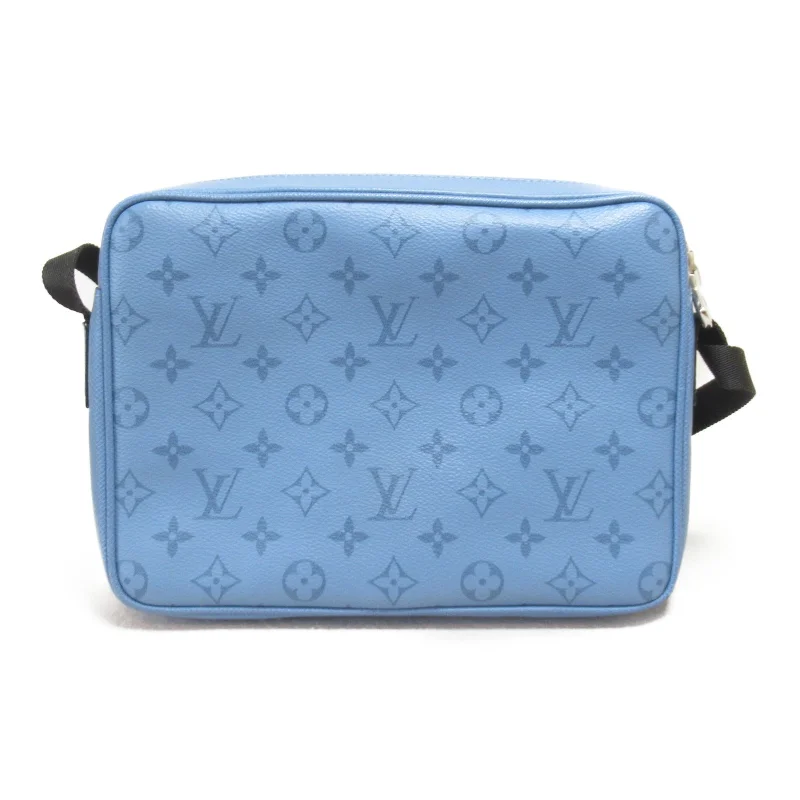 Louis Vuitton  Messenger Bag Bag PVC Coated Linen Taigaama   Blue M30749