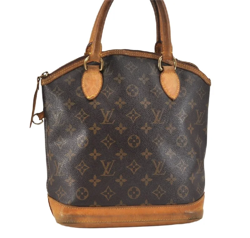 Authentic Louis Vuitton Monogram Lockit Hand Tote Bag Purse M40102 Junk 2548K