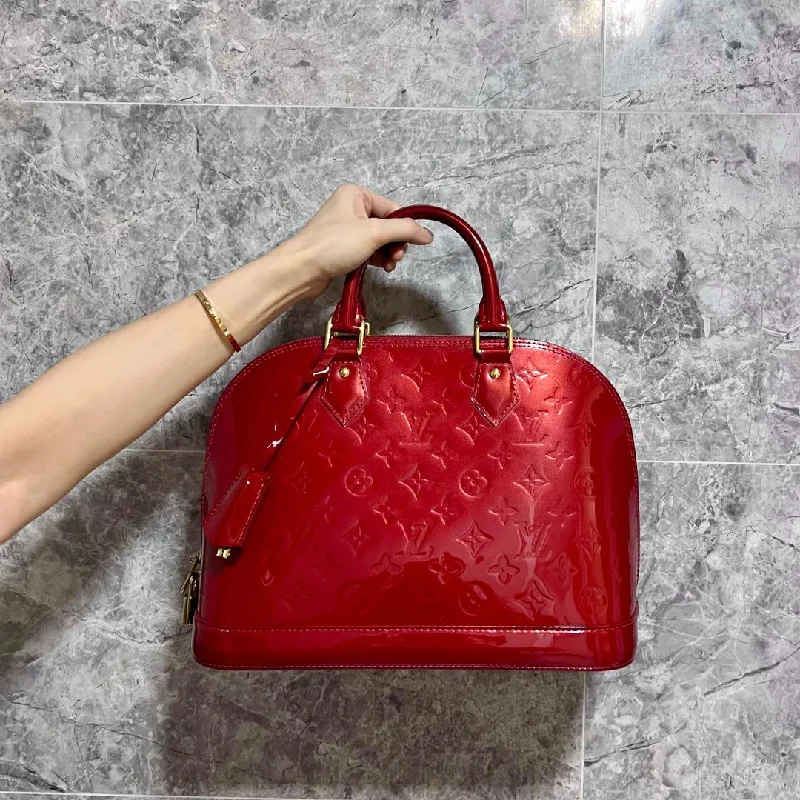 LV Alma PM Vernis Red GHW