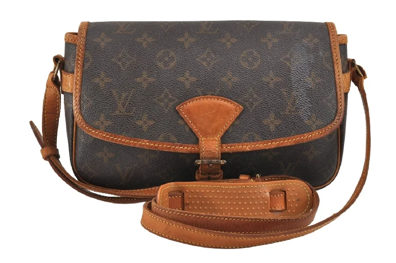 Authentic Louis Vuitton Monogram Sologne Shoulder Cross Body Bag M42250 LV 2903K