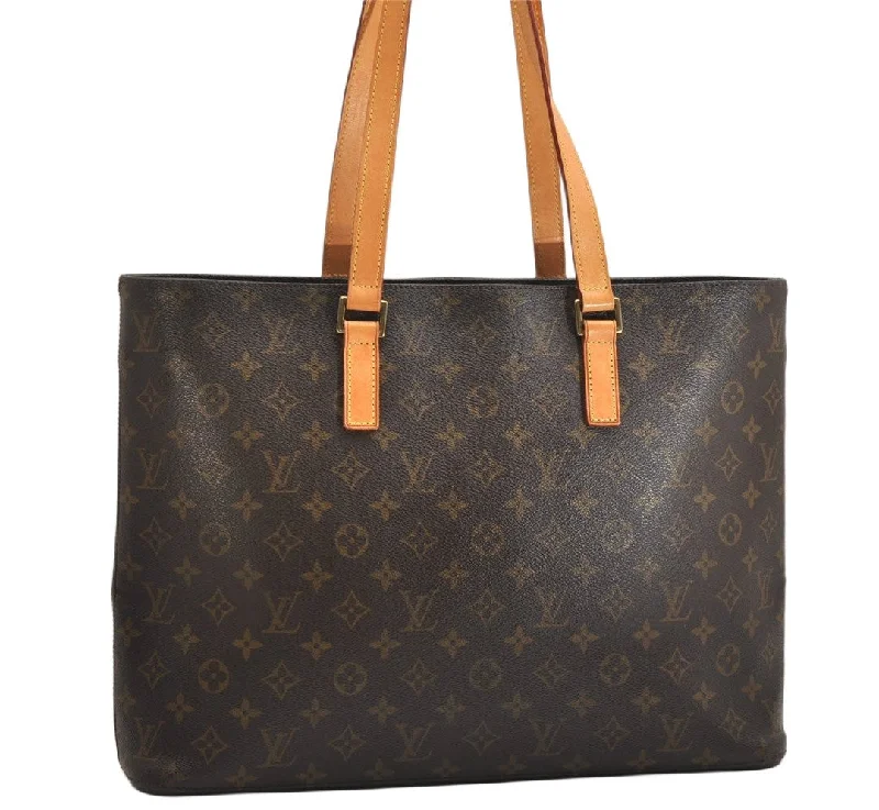 Authentic Louis Vuitton Monogram Luco Shoulder Tote Bag M51155 LV 1869K