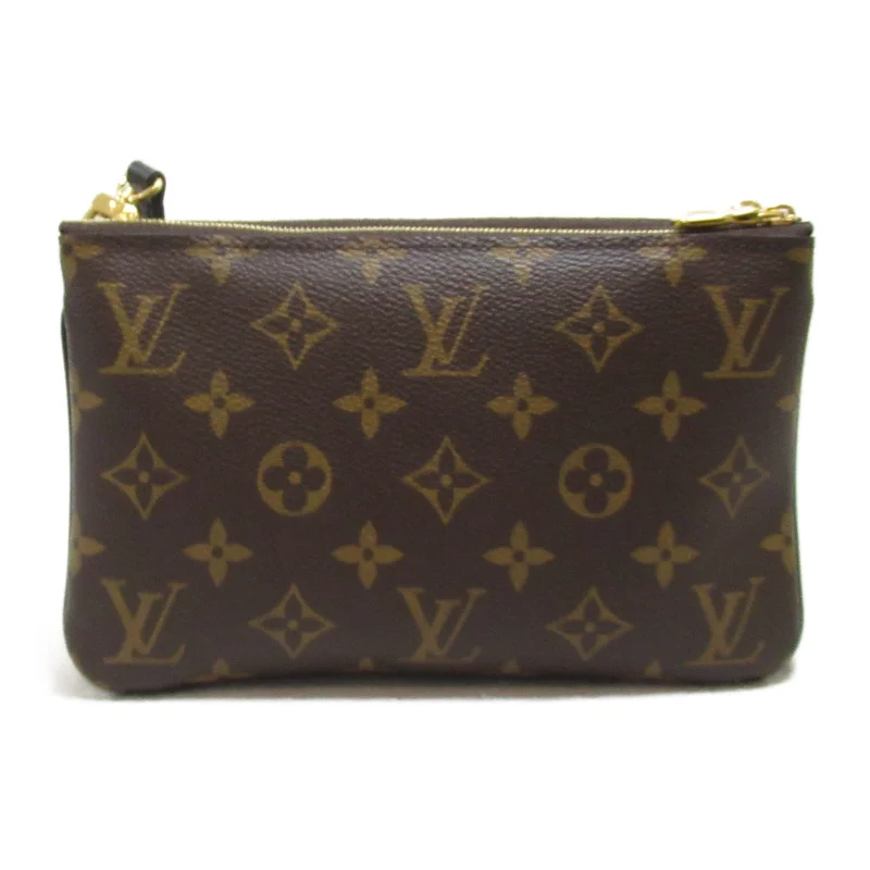 Louis Vuitton Louis Vuitton Double  Shoulder Bag Double Zip Shoulder Bag PVC Coated Canvas Monogram Giant Reversee  Brown M69203