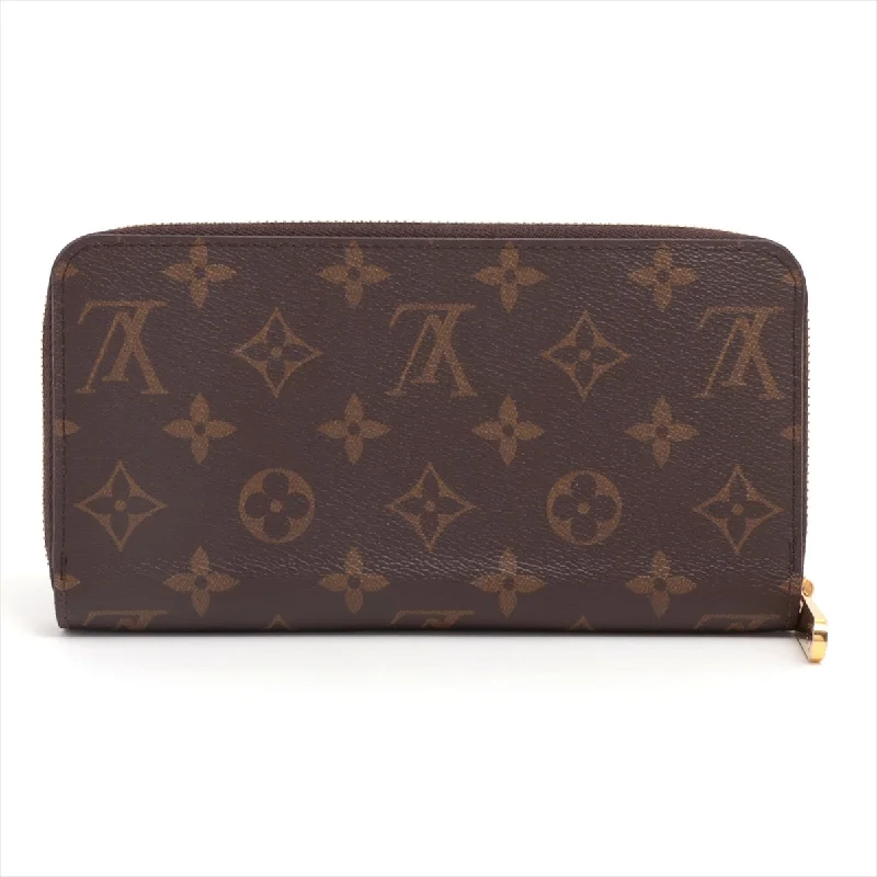 Louis Vuitton monogram zipper wallet M42616 round zipper wallet