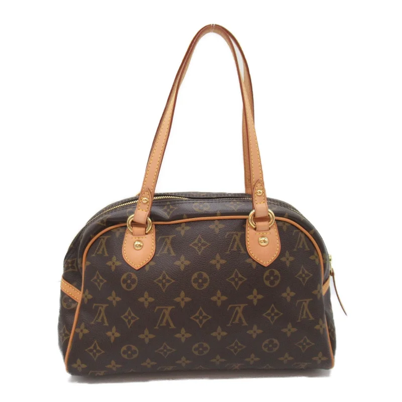 Louis Vuitton Louis Vuitton Montgomery PM Shoulder Bag PVC Coated Canvas Monogram  Brown M95565