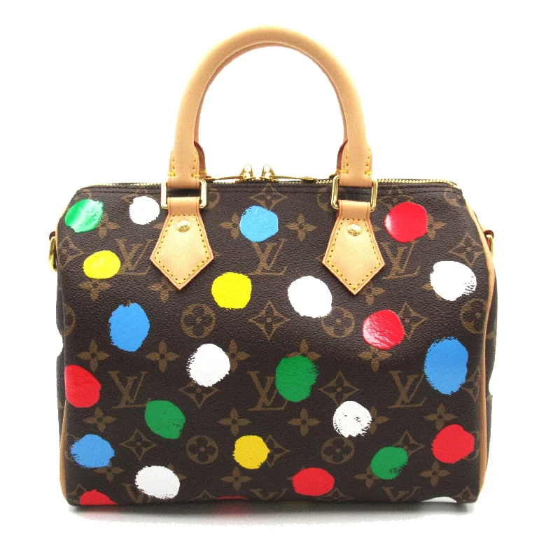 Louis Vuitton LV  YK Speedy Bandouliere 25 2w Shoulder Bag PVC Coated Canvas Monogram  Brown / Multicolor M46433