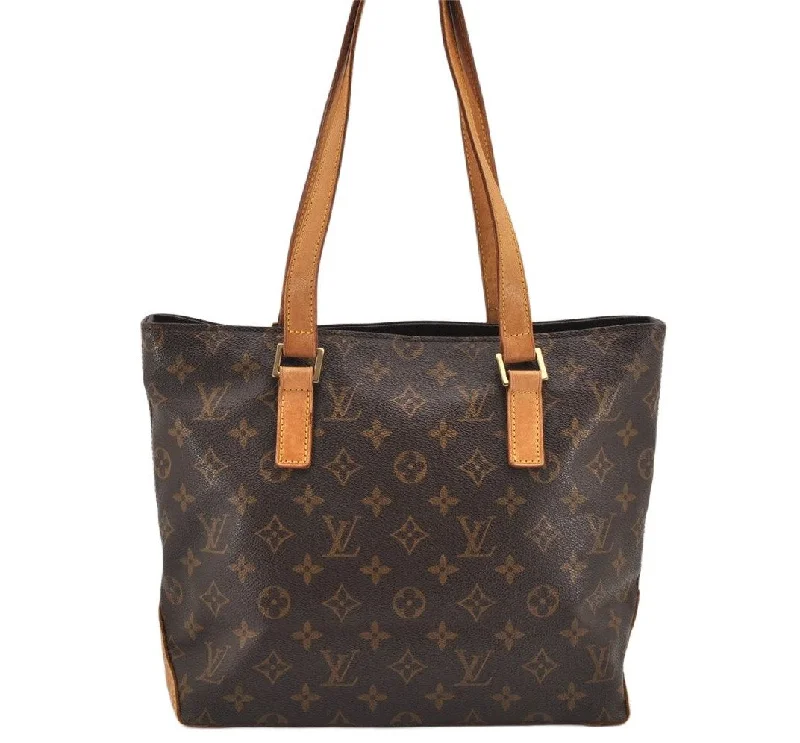 Authentic Louis Vuitton Monogram Cabas Piano Shoulder Tote Bag M51148 LV 2616K