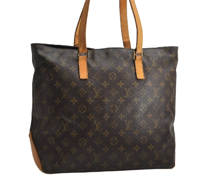 Authentic Louis Vuitton Monogram Cabas Mezzo Shoulder Tote Bag M51151 LV 1917K