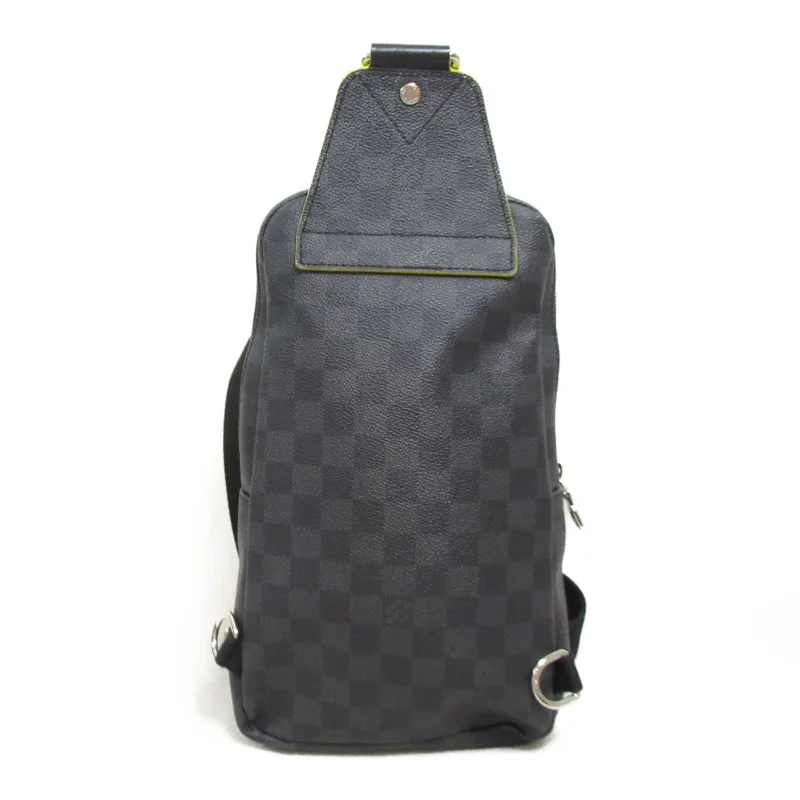 Louis Vuitton Louis Vuitton Stickers Avenue Sling Shoulder Bag Shoulder Bag PVC Coated Canvas Damier Graffit   Grey Rainbow N40273