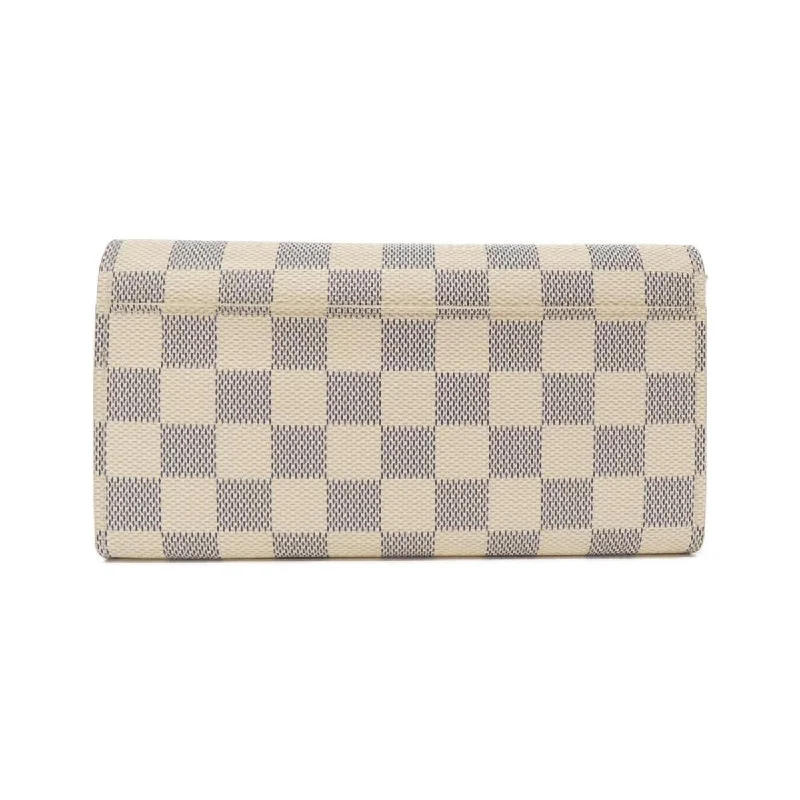 Louis Vuitton Damier Azur Portefolio Sarah N63208 Wallet Comedy