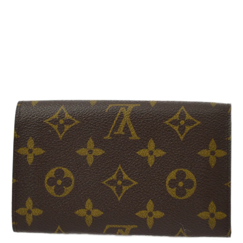 Louis Vuitton Monogram Porte Monnaie Billet Tresor Wallet M61730