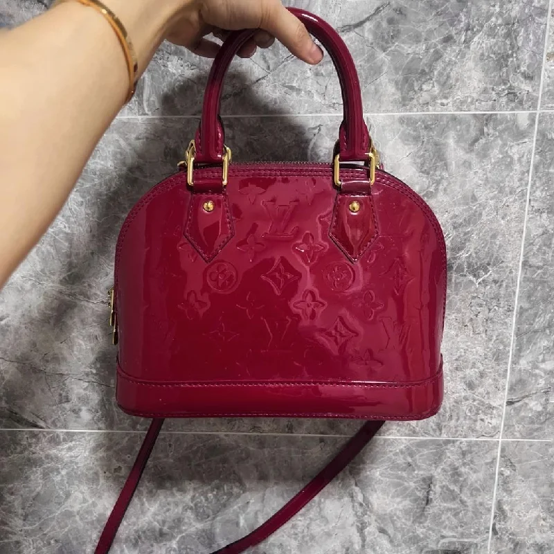 Authentic LV Louis Vuitton Alma BB Patent Leather