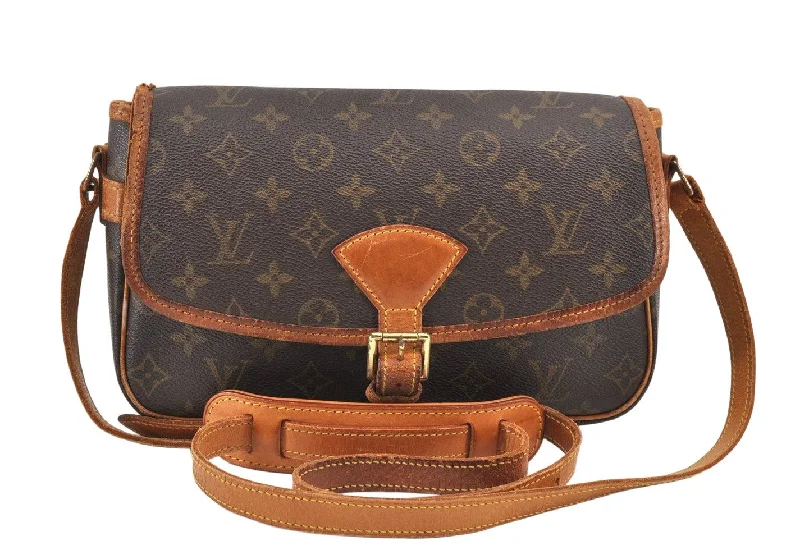 Authentic Louis Vuitton Monogram Sologne Shoulder Cross Bag M42250 Junk 1918K