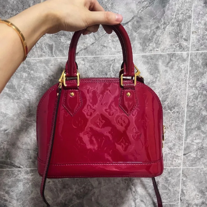 Authentic LV Louis Vuitton Alma BB Patent Leather