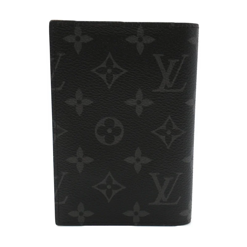 Louis Vuitton Louis Vuitton Vertue Passport Case Accessories PVC Coated Canvas Monogram Eclipse  Black/Pink Colour