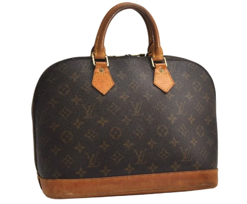 Authentic Louis Vuitton Monogram Alma Hand Bag Purse M51130 LV 1915K