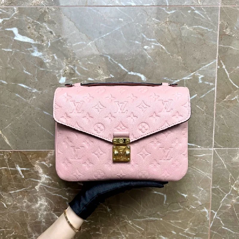 LV Pochette Metis Sakura Pink Monogram Empreinte Calfskin