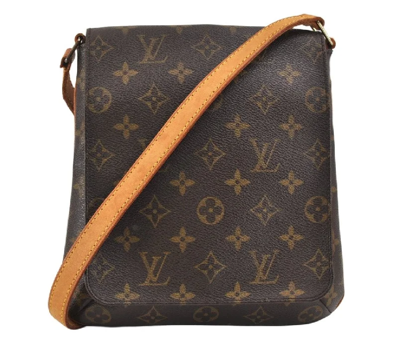 Auth Louis Vuitton Monogram Musette Salsa M51387 Long Shoulder Bag LV 2852K