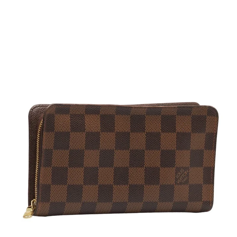 Louis Vuitton Portemoney  Long Wallet N61728 Brown PVC  Louis Vuitton