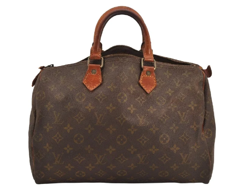 Authentic Louis Vuitton Monogram Speedy 35 Hand Boston Bag Old Model Junk 2938K