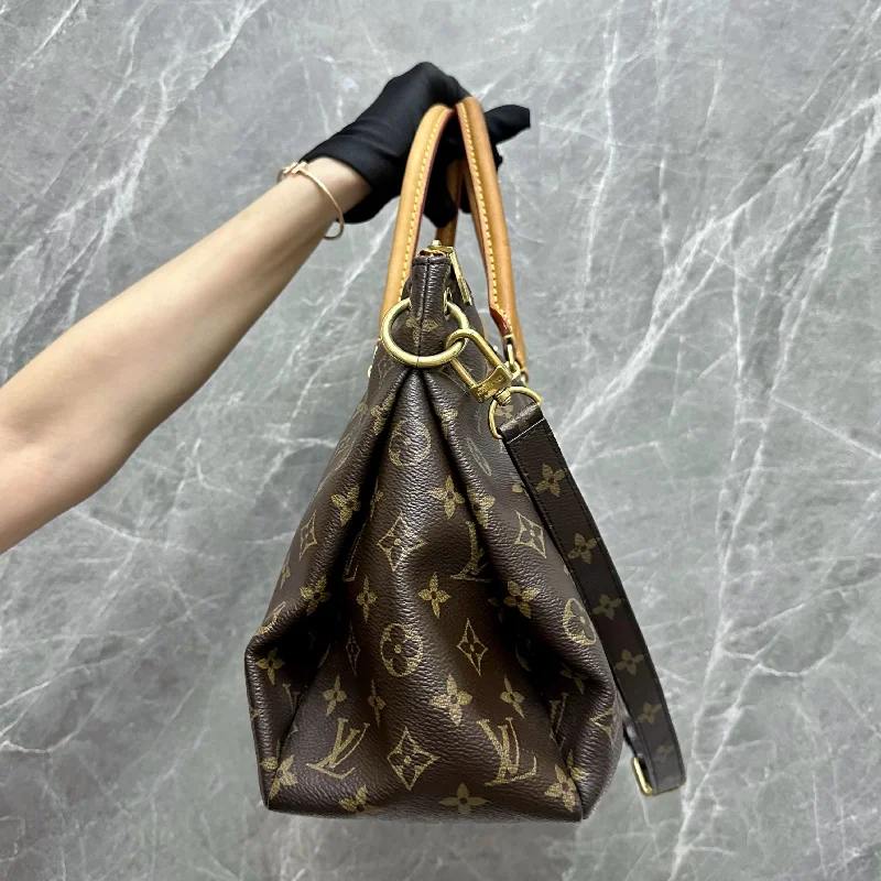 LV Pallas MM Monogram Mustard