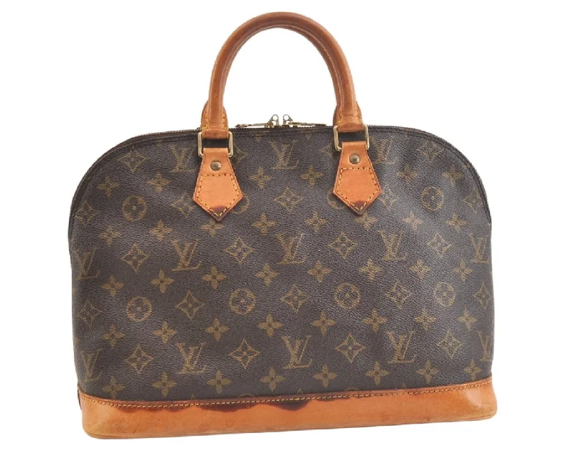 Authentic Louis Vuitton Monogram Alma Hand Bag Purse M51130 LV 2877K